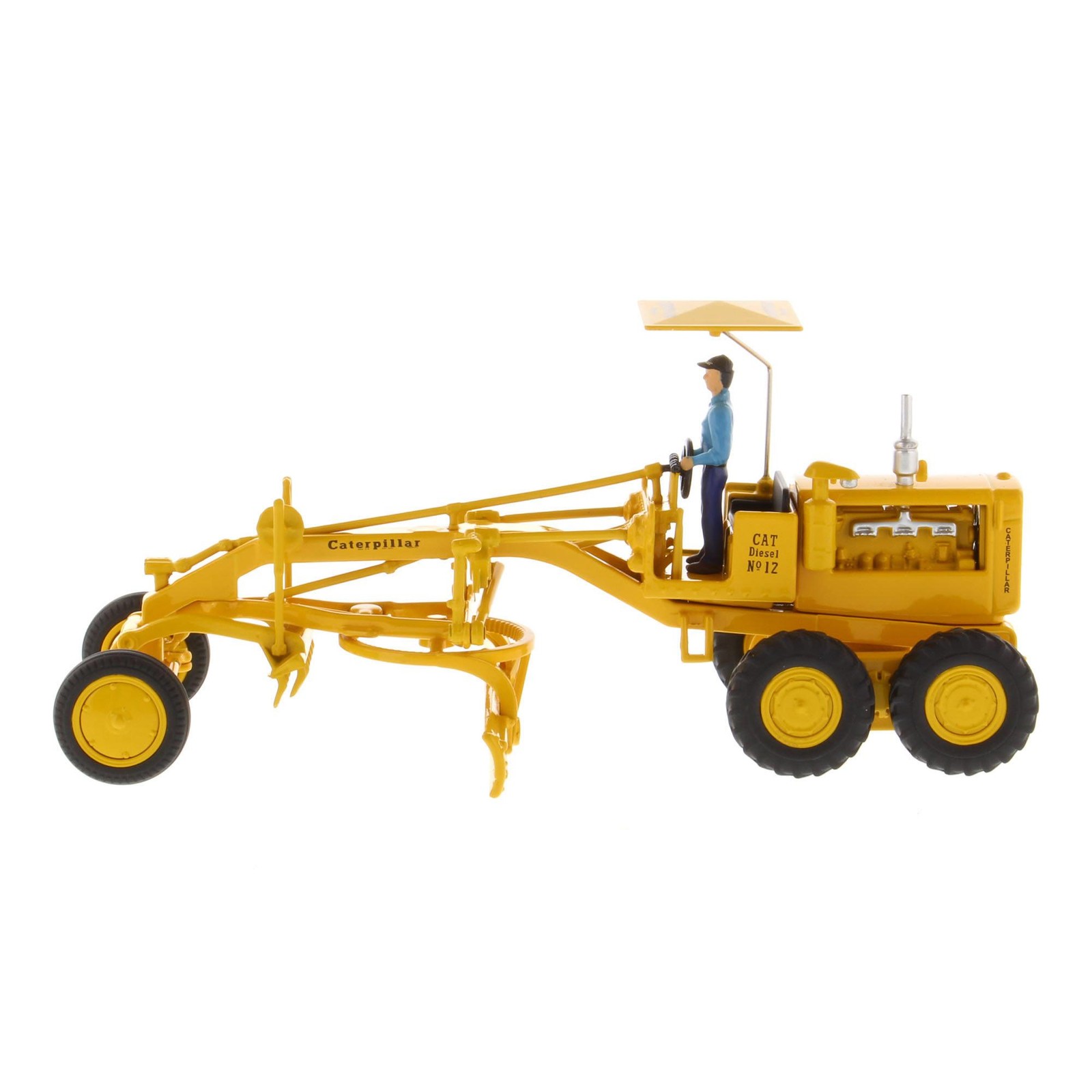Diecast Masters 1/50 CAT No. 12 Motor Grader Construction Equipment 85761