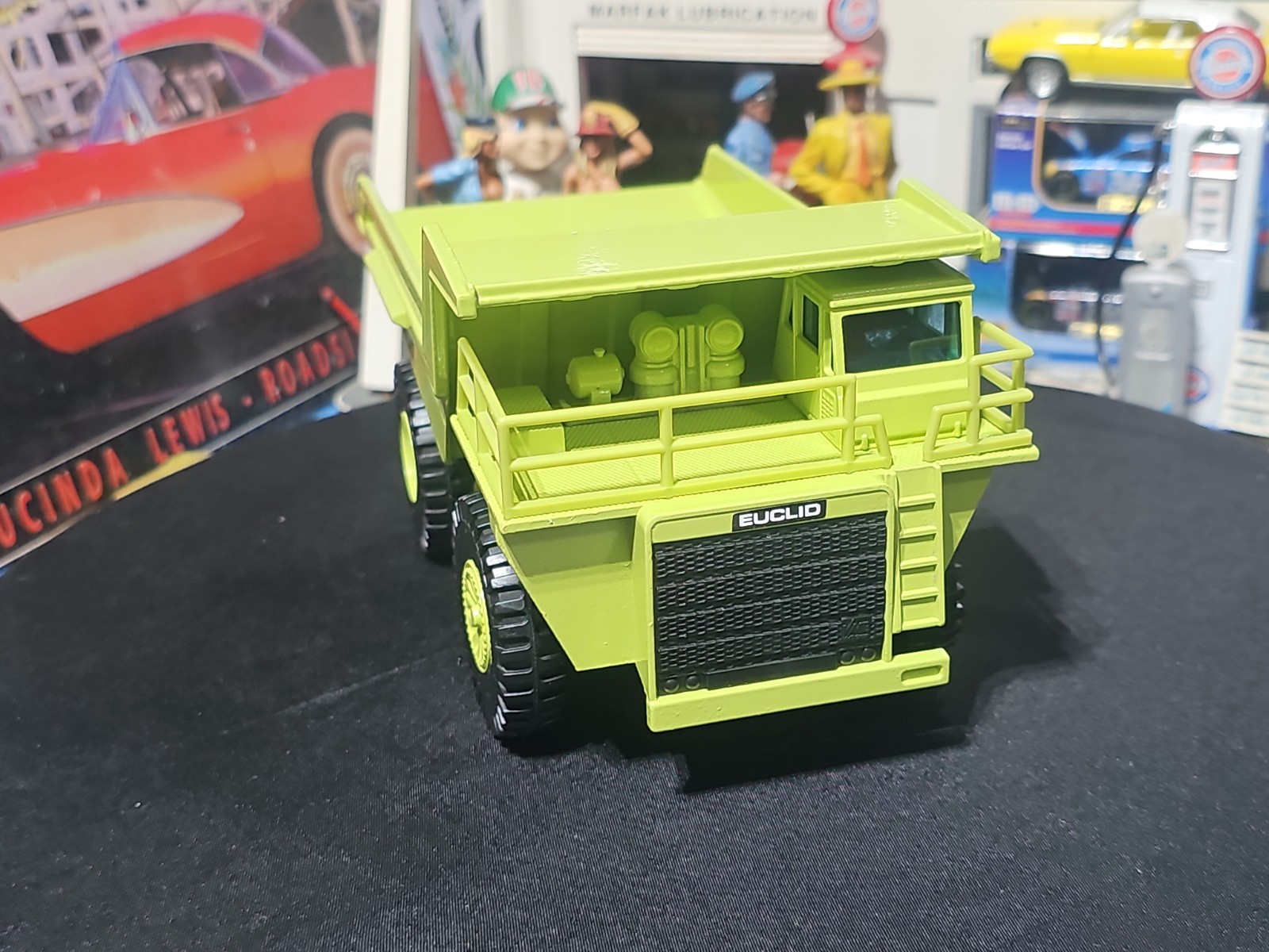 VINTAGE Joal Compact 1:50 Die Cast Euclid R85 B Dump Truck Green VERY NICE