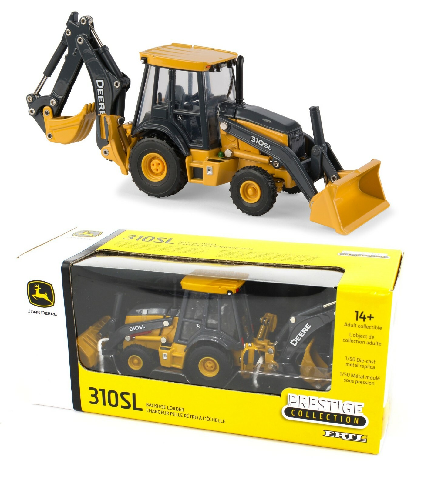 1:50 ERTL *JOHN DEERE* Model 310SL BACKHOE LOADER *PRESTIGE COLLECTION* NIB