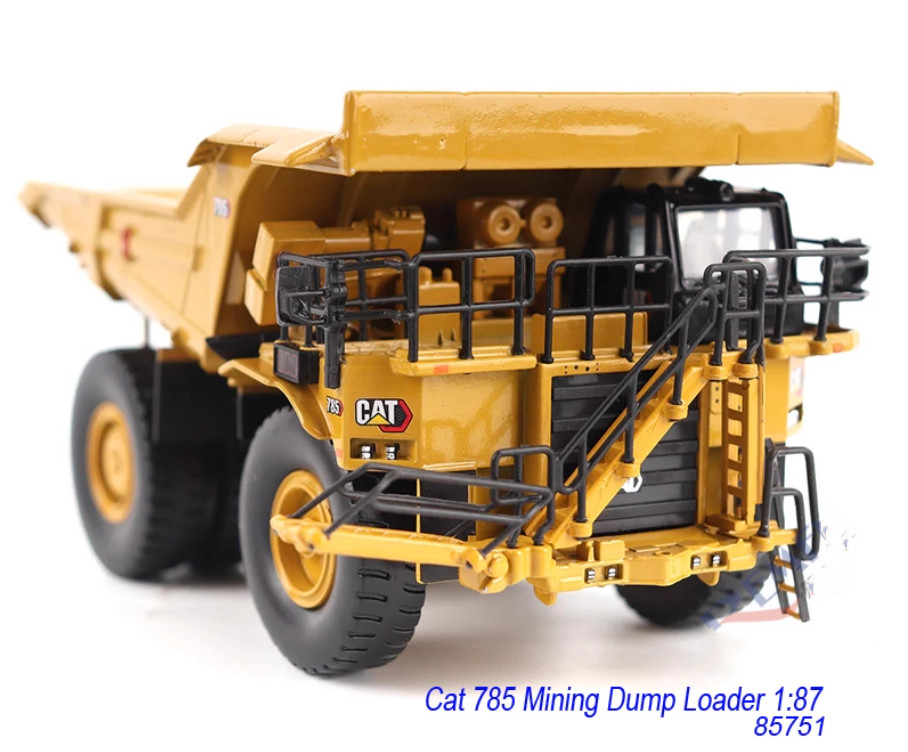1:87 DM CAT 785 Mining Truck Dump Truck Construction Machinery Diecast Model