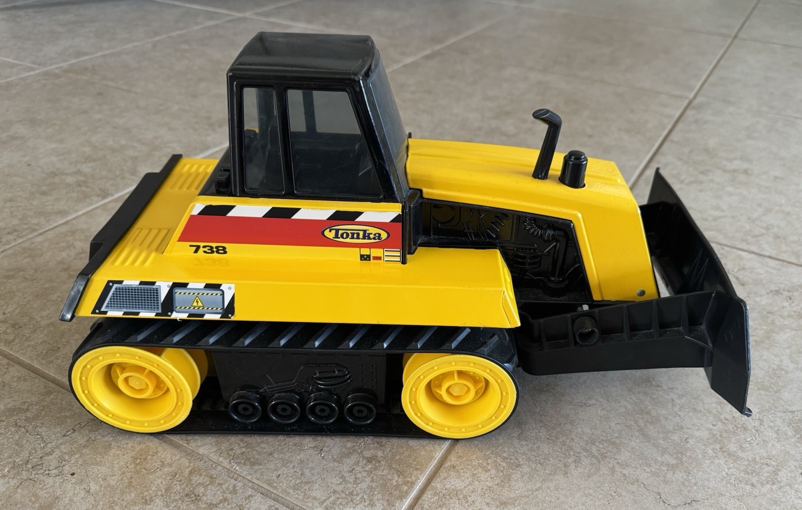 Vintage 1990 Classic Tonka 463245a Mighty Diesel Bulldozer Model 738