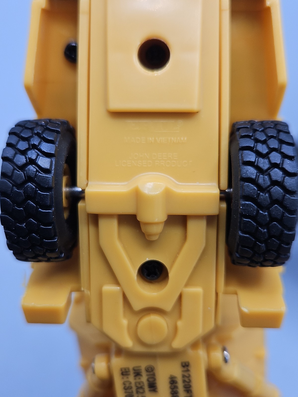 Tomy John Deere Loader Truck Construction Vehicles Plastic Yellow Grey Lot Of 2