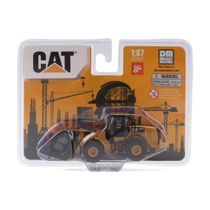 CAT 950G Wheel Loader w/ Log Fork 1:87 Scale Model – Diecast Masters 84661CS