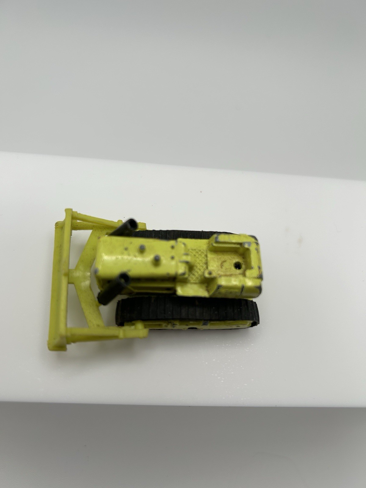 Vintage Zylmex Construction Bulldozer Tractor 1/64 Hong Kong RARE GREEN. D3