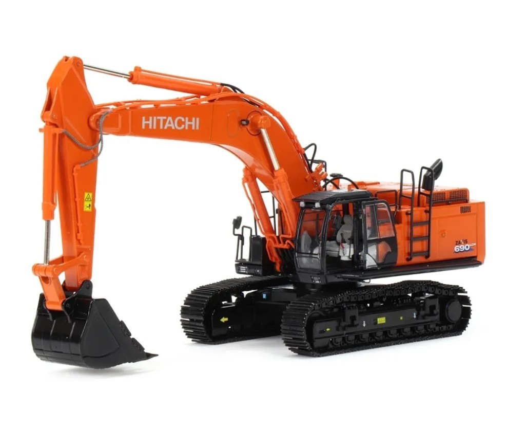 Hitachi ZX690LCH-6 Excavator – TMC 1:50 Scale Diecast Model New