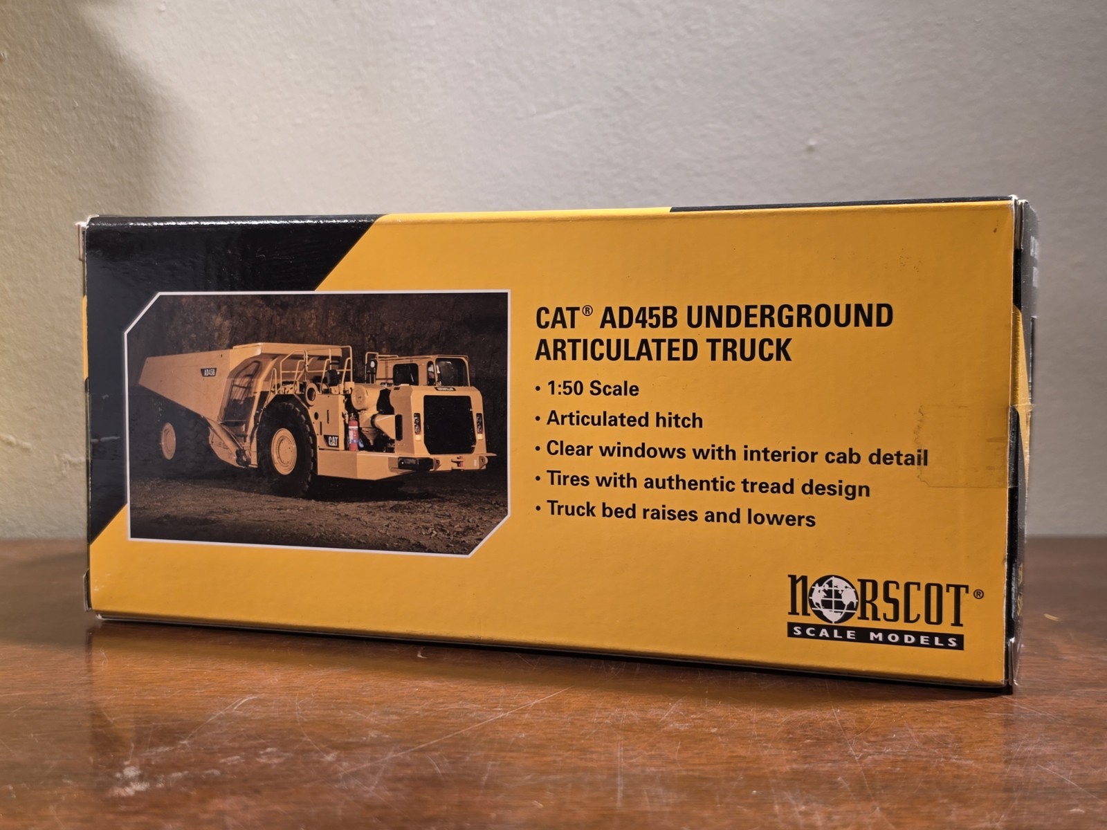New! Norscot 55191 Caterpillar CAT AD45B Underground Articulated Dump Truck 1:50