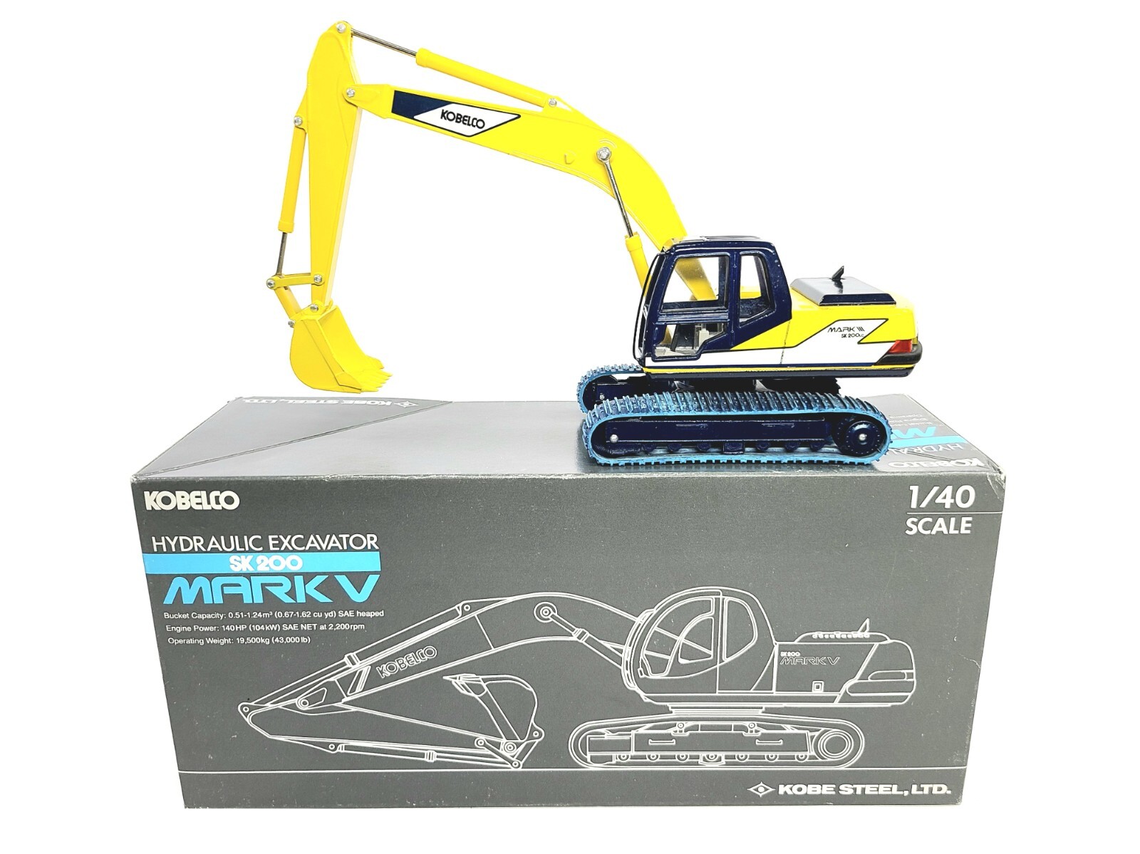 Kobelco SK200LC Mark III Excavator – Modeling UI 1:40 Scale Diecast Model