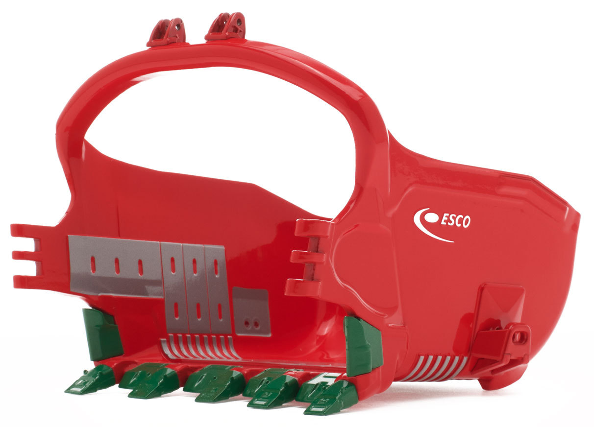 Esco 155 Cubic Yard Dragline Bucket – “RED” – 1/50 – Weiss Bros