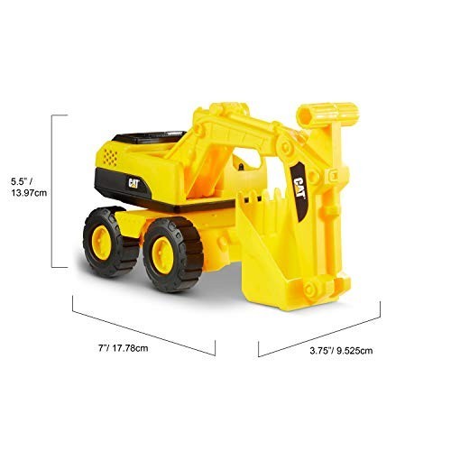 “7” Cat Construction Dump Truck, Loader & Excavator Toy Set – Kids Construction