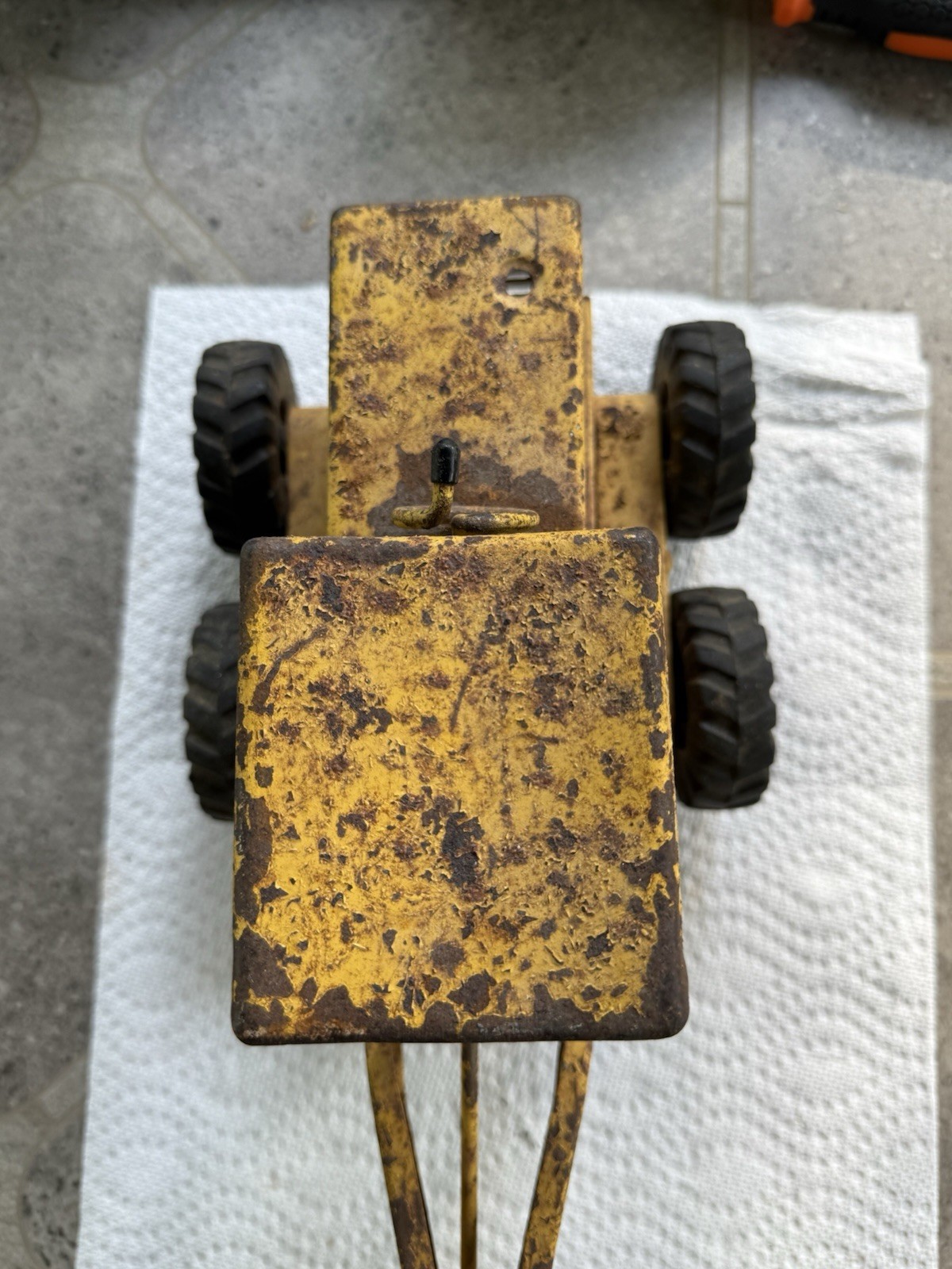 Vintage Tonka Road Grader 17 Inch Missing Grader