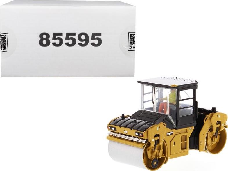 CAT Caterpillar CB-13 Tandem Vibratory Roller with Cab and Operator High Line by
