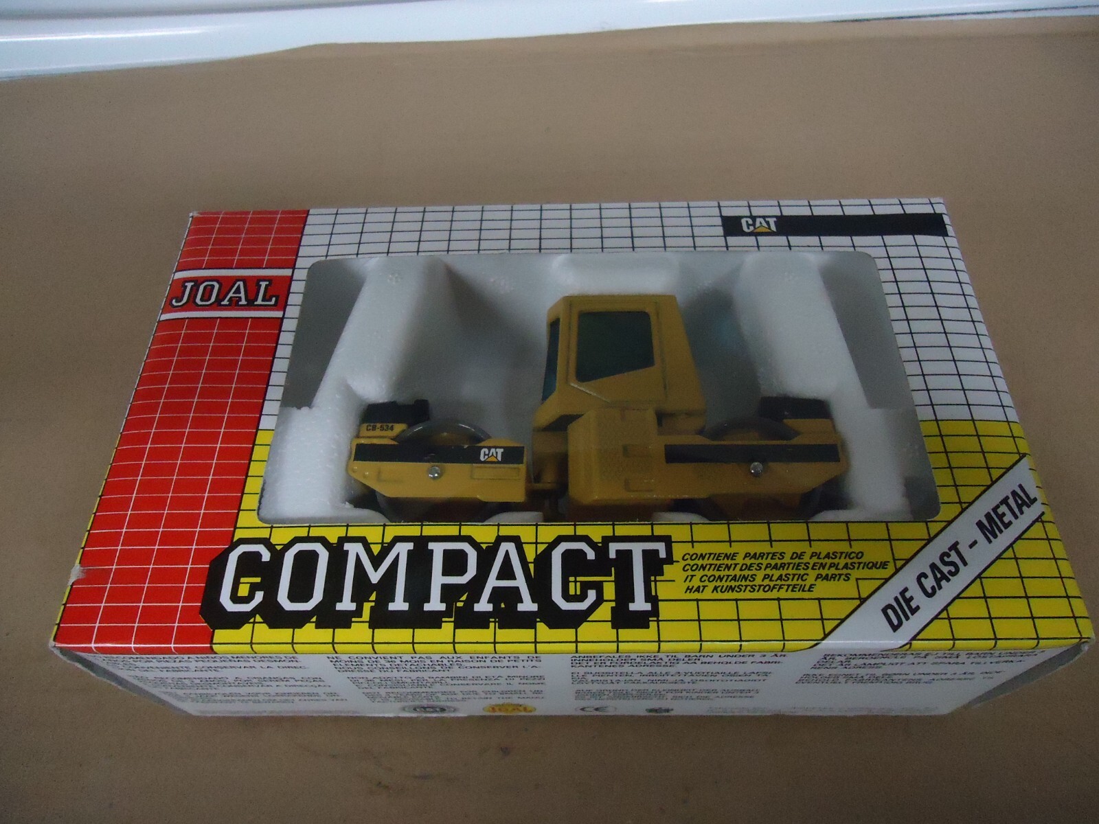 Joal Caterpillar CB 534 Roller Ref. 244 1:50 Scale Diecast Metal NEW!
