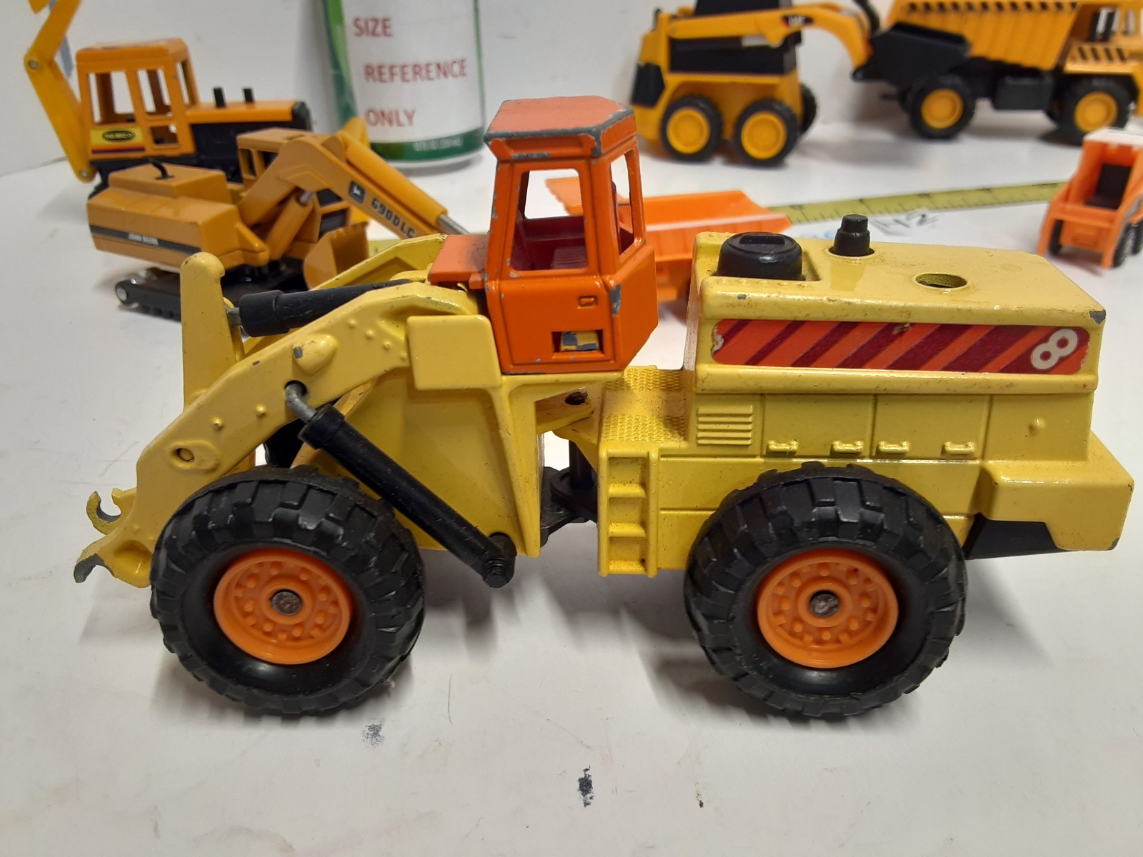 Vintage Majorette Articulated Front End Loader 1:56 &Other Diecast/Plastic Toys