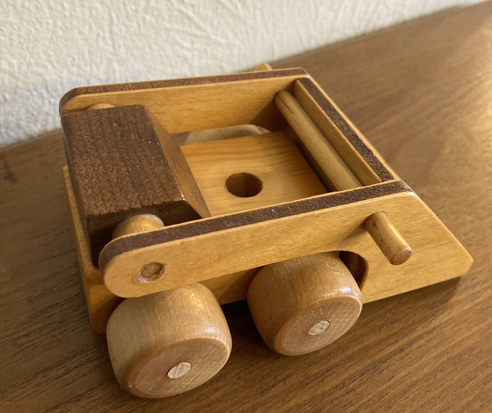 Wooden Skid Steer End Loader Construction Toy