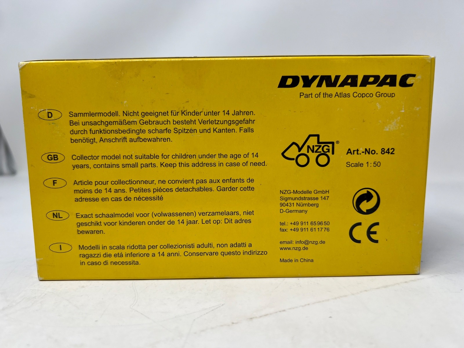RARE! The New Paver Range SD2500WS Construction Diecast Model by Dynapac