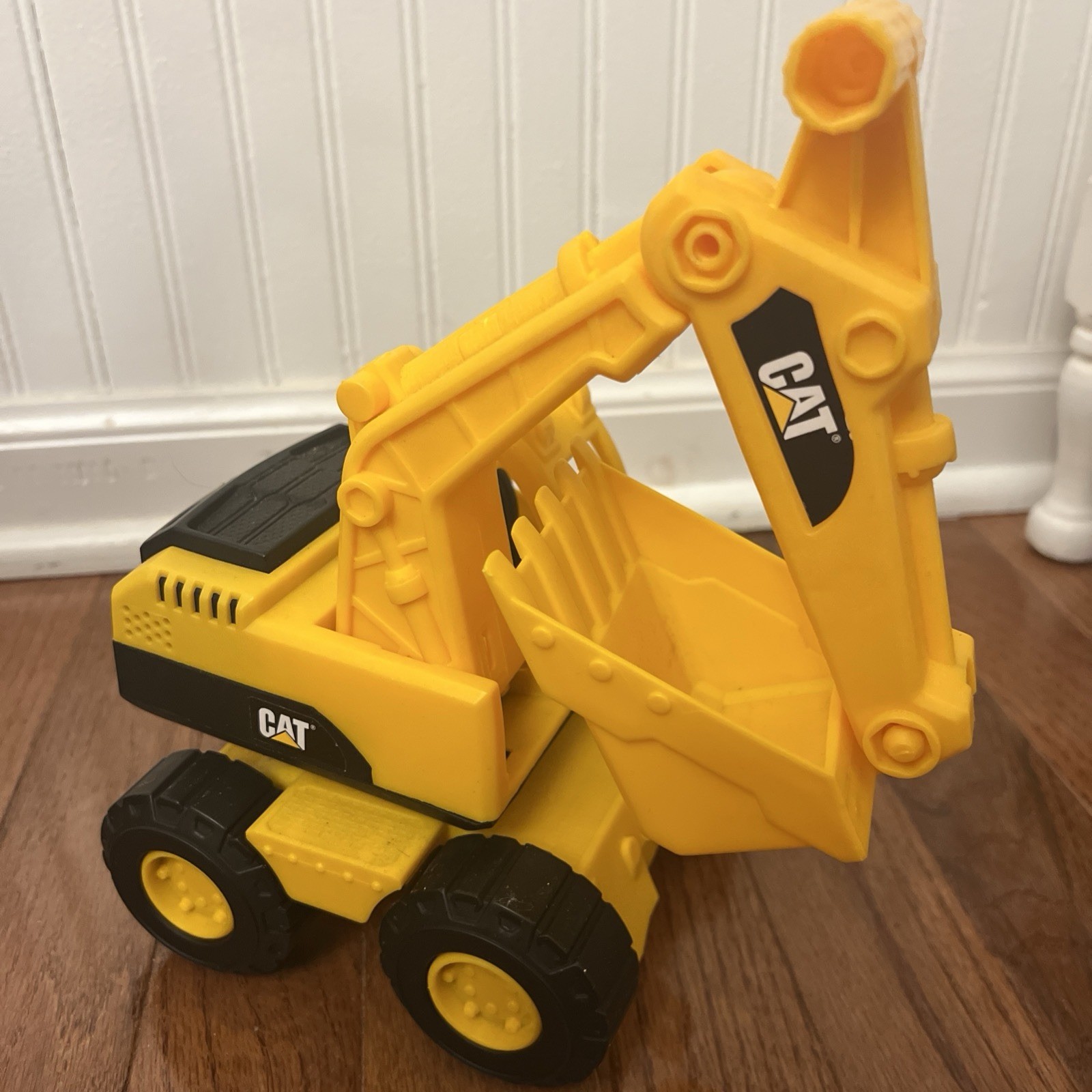 CAT Excavator & Variety Of Small Construction Vehicles Toys For Kids, 6 Pcs.