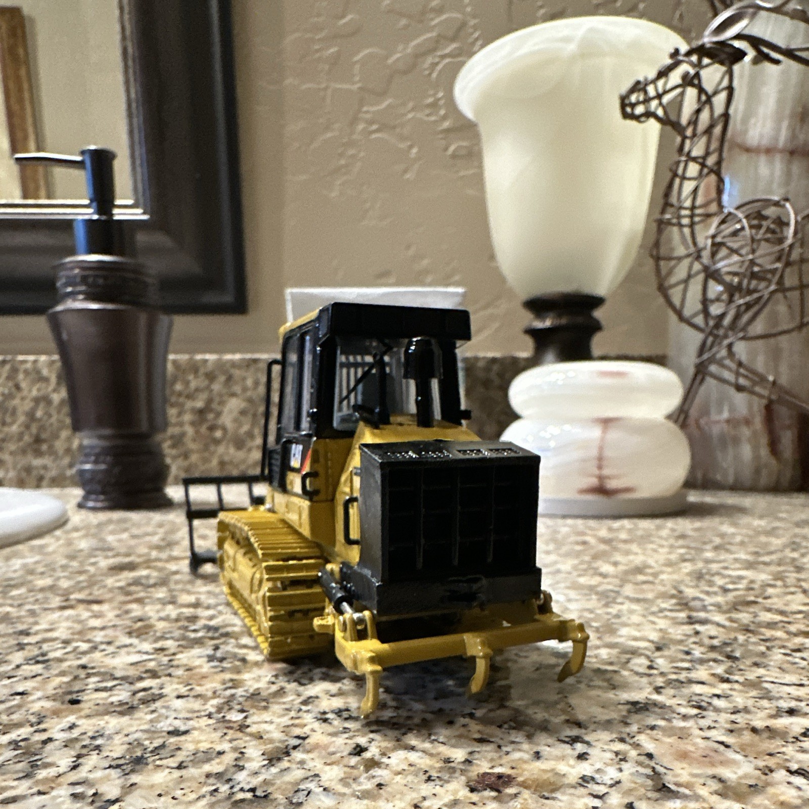 CAT 963D Track Loader Diecast Model Construction Vehicle Yellow/Black custom