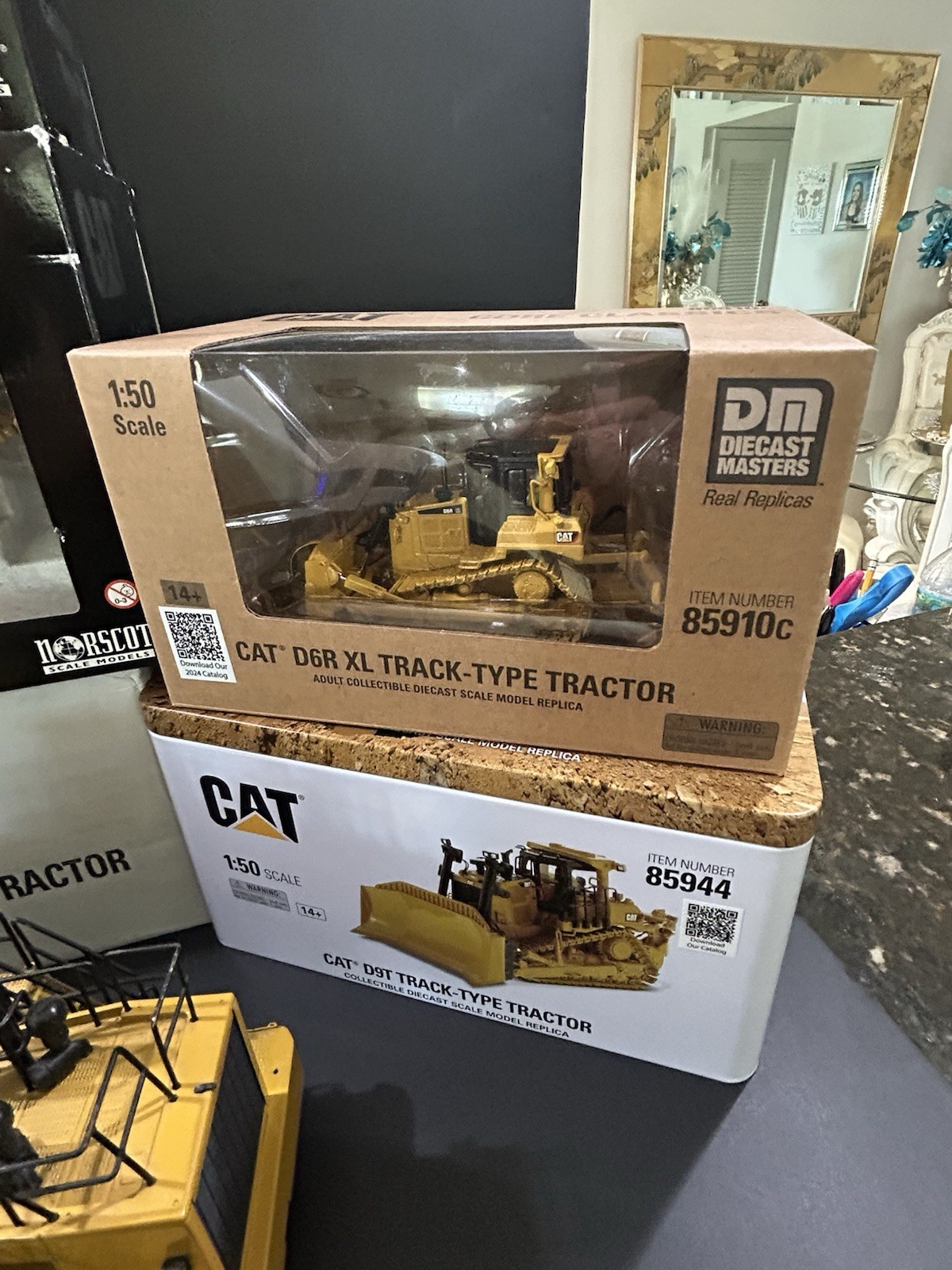 Cat 1/50 Diecast Masters 6 pcs. Construction Equiptment lot. 6 Dozers
