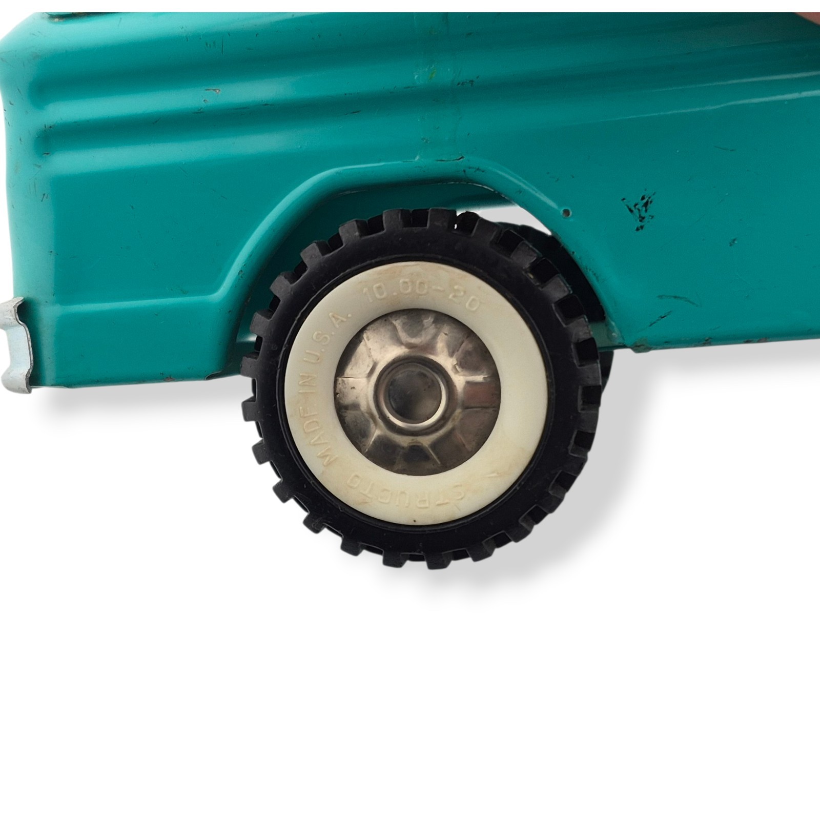 Vintage 1960s Structo Pressed Steel Chevy Corvair Rampside Pickup Truck Teal