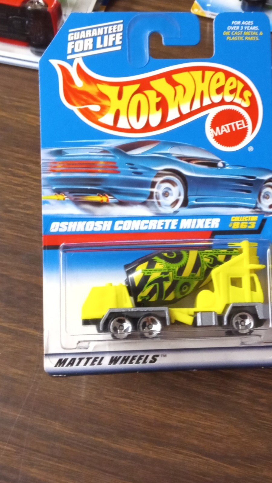 Hot Wheels Oshkosh Concrete Mixer 1:64 Mattel Wheels Diecast 1998 #863