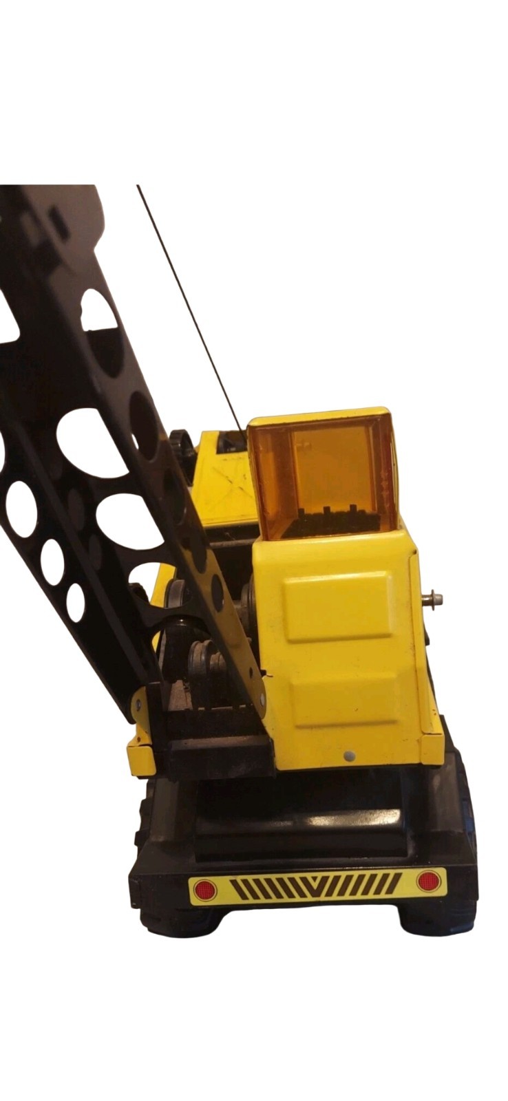 Vintage Tonka Turbo-Diesel Crane 1980s Metal Working Condition
