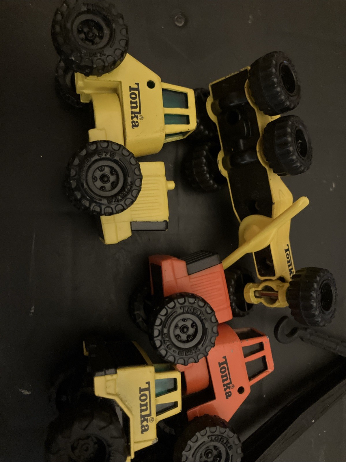 Maisto 4pc. Mighty TONKA Miniature Toy Construction Set Nice Condition 1998