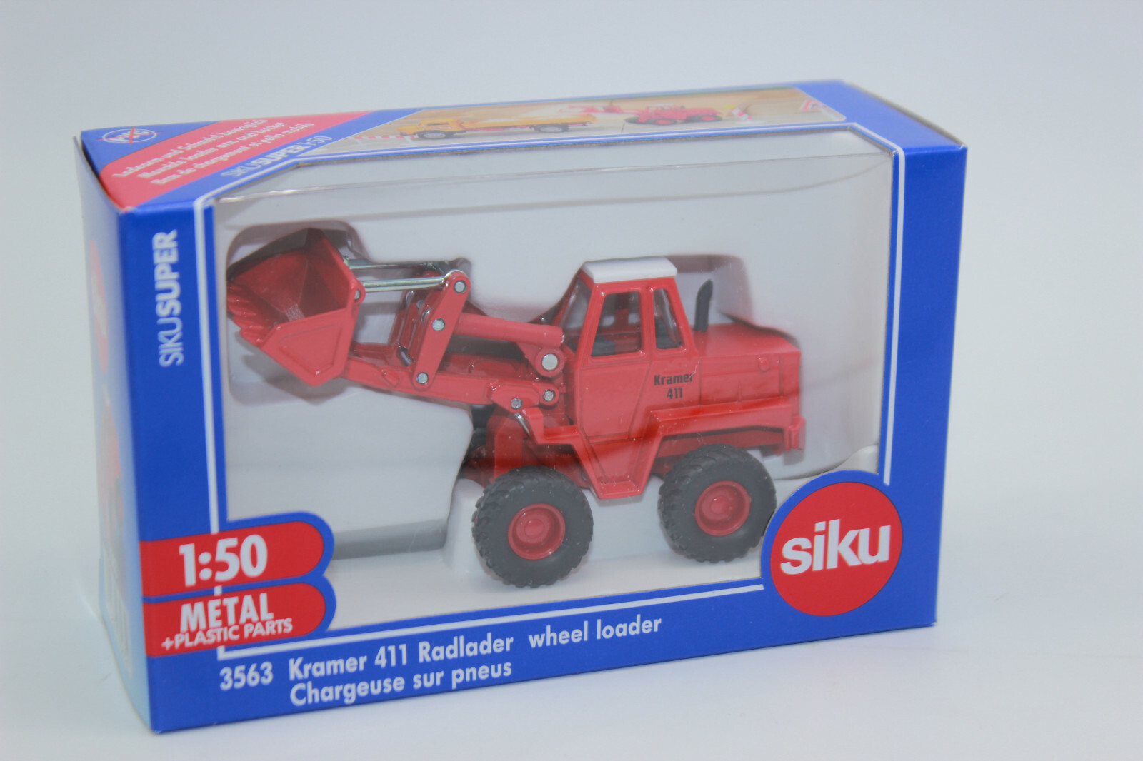 Siku 3563 Wheel Loader Kramer 411 Super Series Tractor Excavator 1:50 NEW