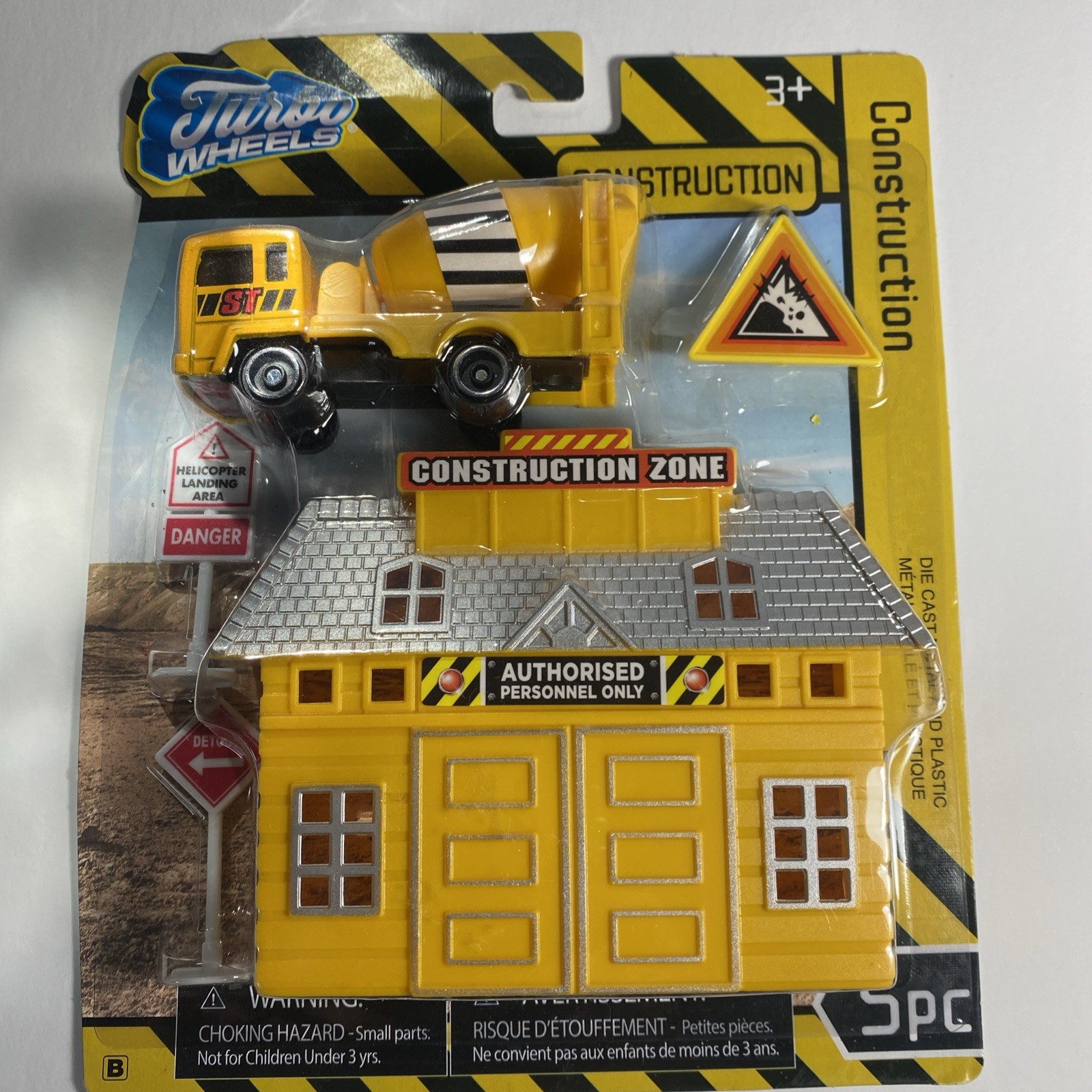 Turbo Wheels Construction Cement Truck 5 Pcs Play Set