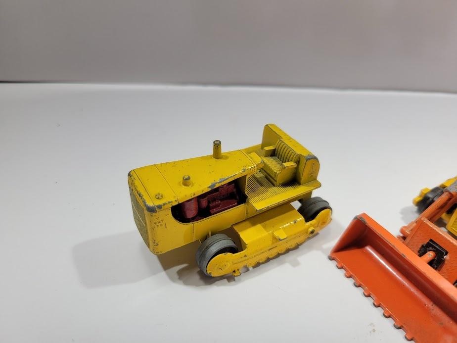 Vintage Matchbox King Size Construction Lot 3pc Caterpillar Hatra Toy