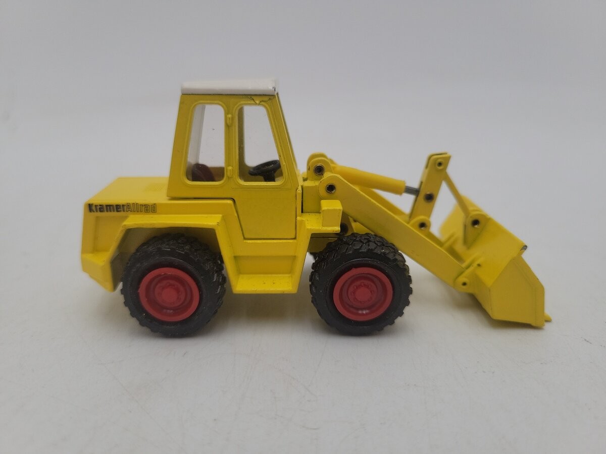 NZG 191 1:50 Scale Yellow & White Kramer Allrad Wheel Loader Diecast Model EX