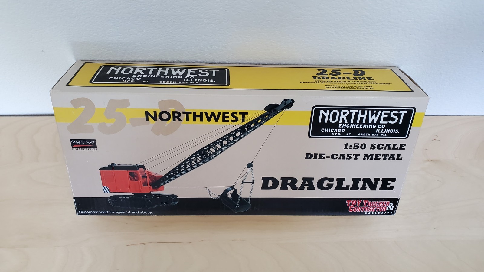 1/50 SpecCast Northwest 25-D Dragline Crane