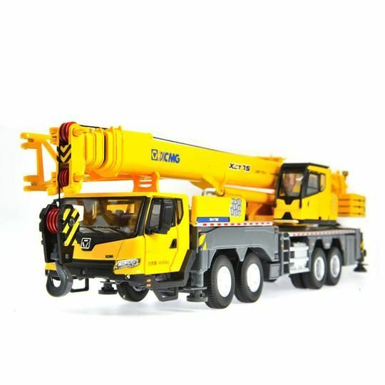 XCMG AMP66 XCT75 75 Ton Hydraulic Telescoping Mobile Crane 1/50 Die-cast MIB