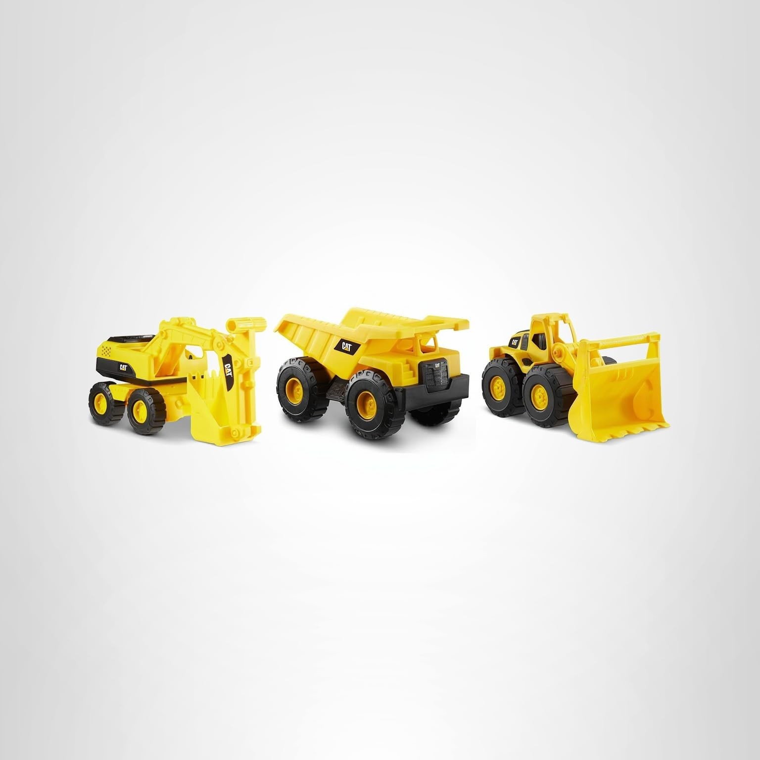 7″ Construction Toy Set – Dump Truck, Loader & Excavator Combo for Kids