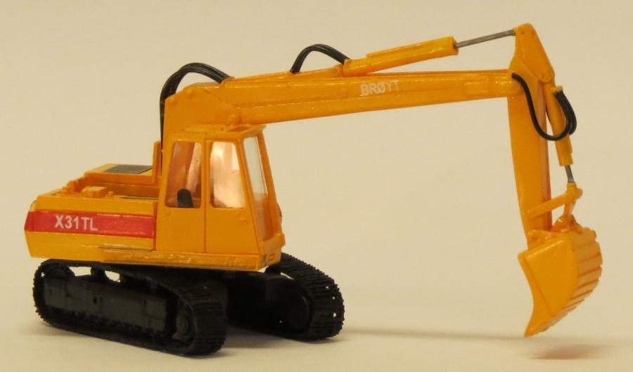 HO 1/87 Excavator Broyt X31 TL – Ready Made Resin Model by Fankit Models