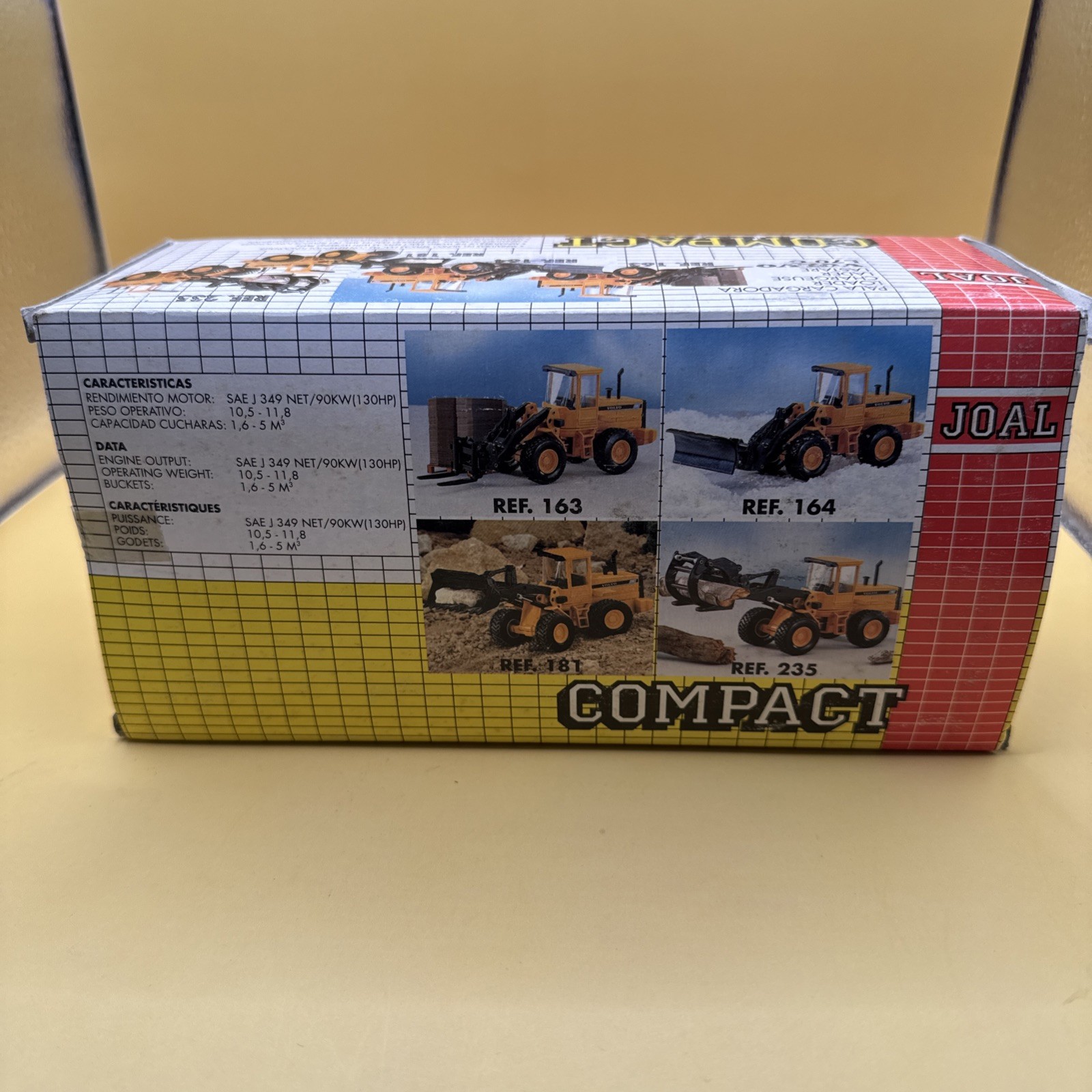 Joal Compact Volvo BML70C Ref. 181 1:50 Scale Diecast Metal, For Ages 14 & Up