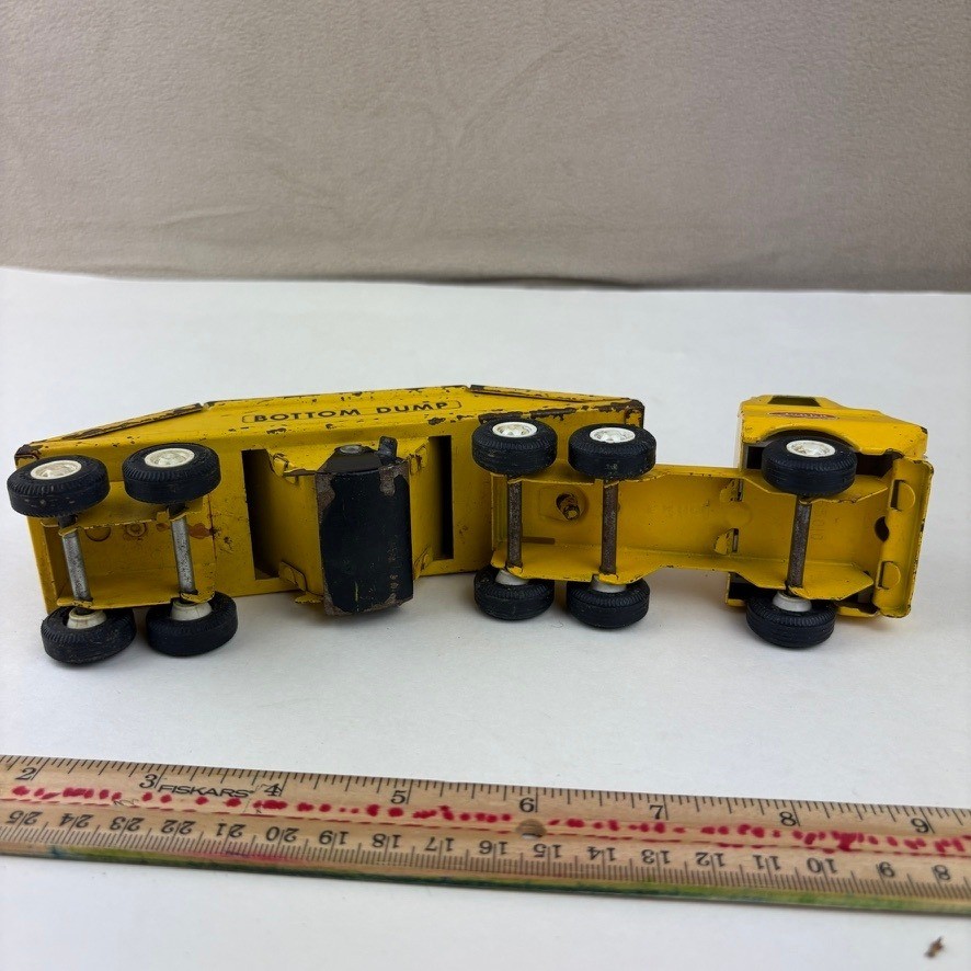 Vintage 1960s TONKA BOTTOM DUMP & Trailer 55160 & 55010 MOUND MINN
