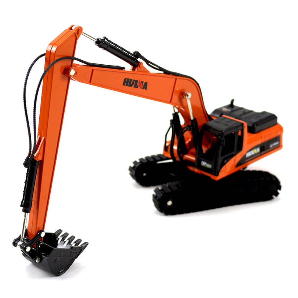 1:50 Excavator Construction Vehicle Model Diecast Toy Truck Boys Toys Kid Orange