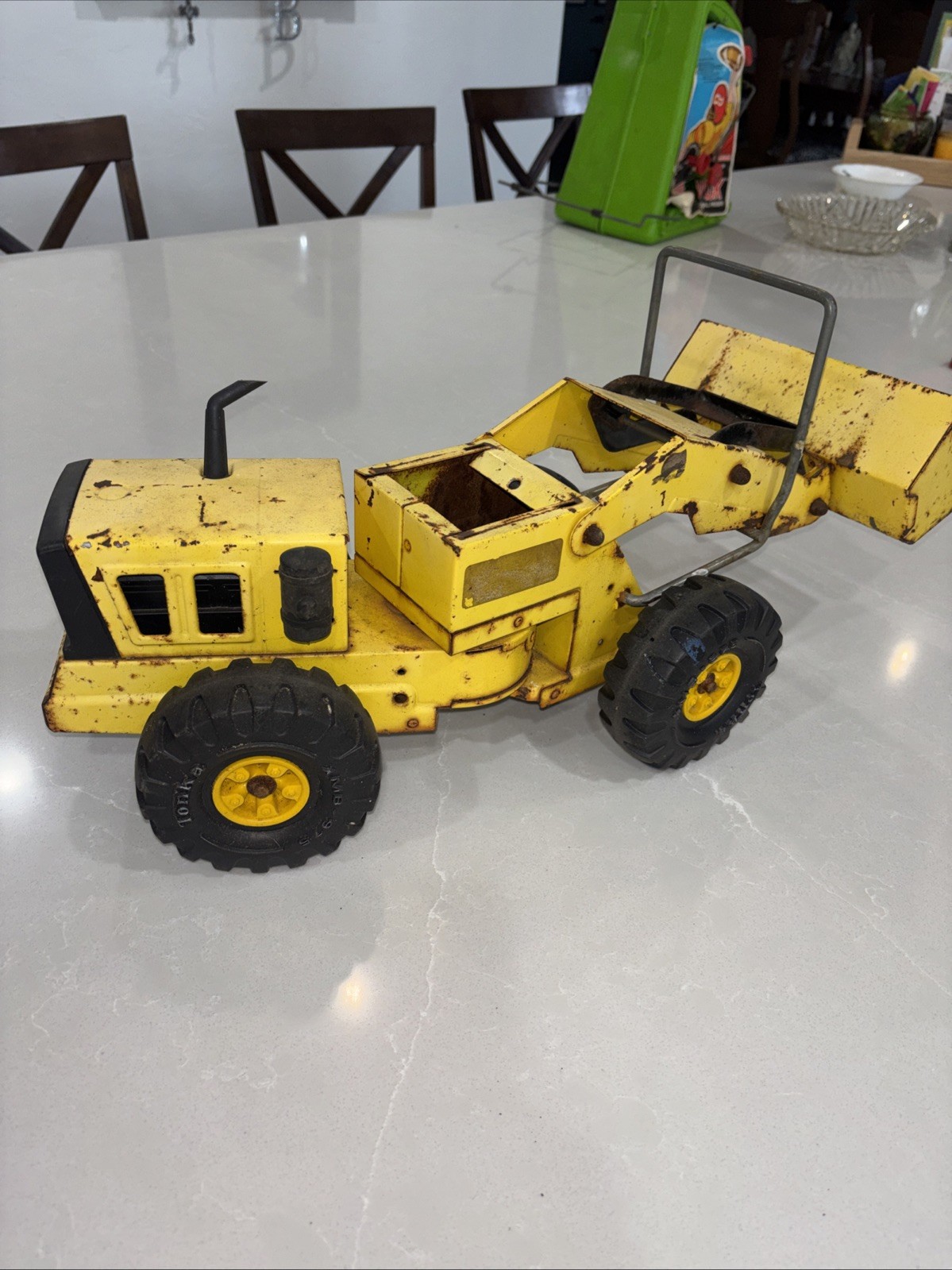 VTG Tonka Loader 1970’s Metal Toy Pressed Steel Construction