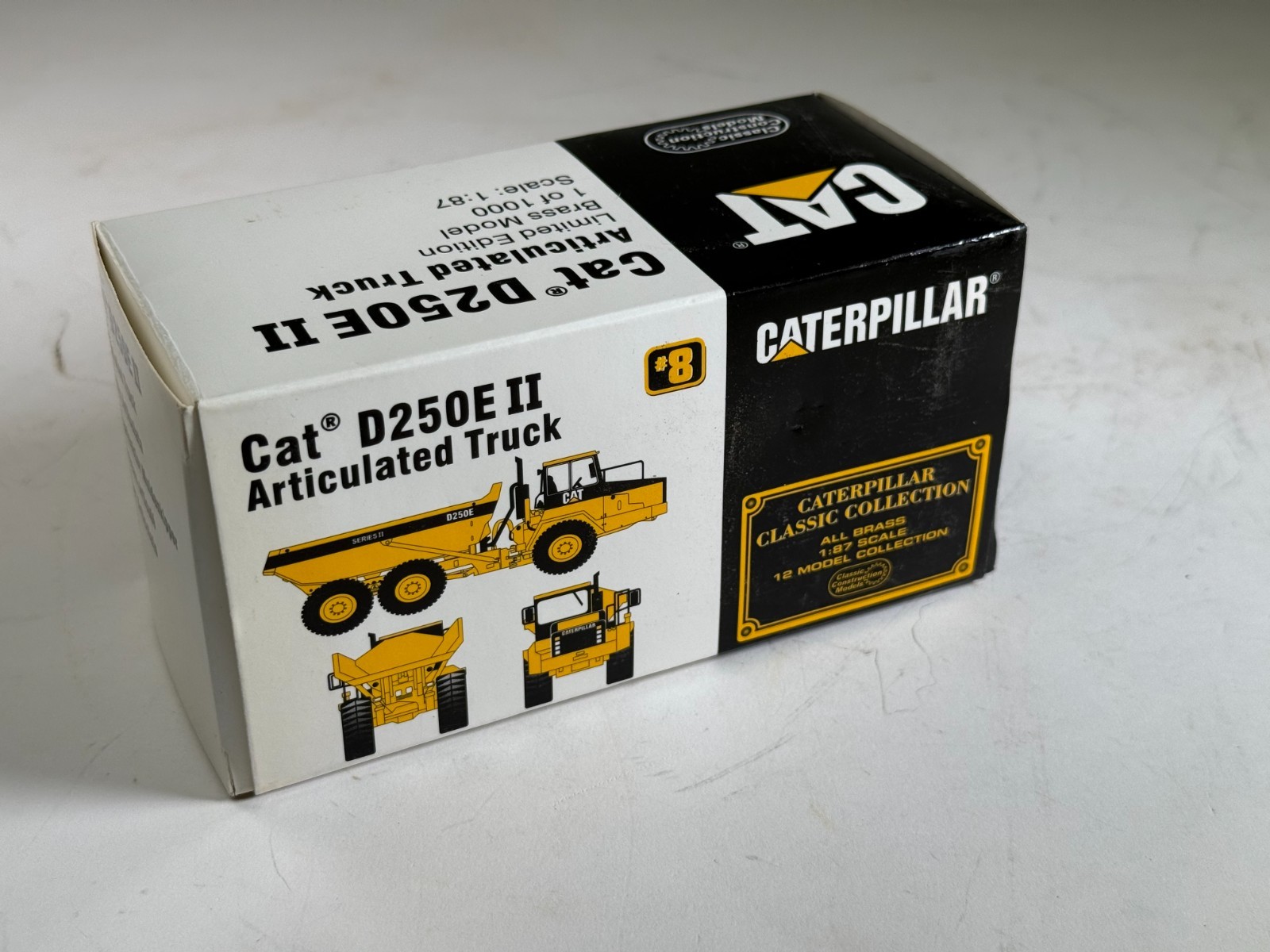 Classic Construction Models CCM Caterpillar Cat D250 Dump Truck Brass 1:87