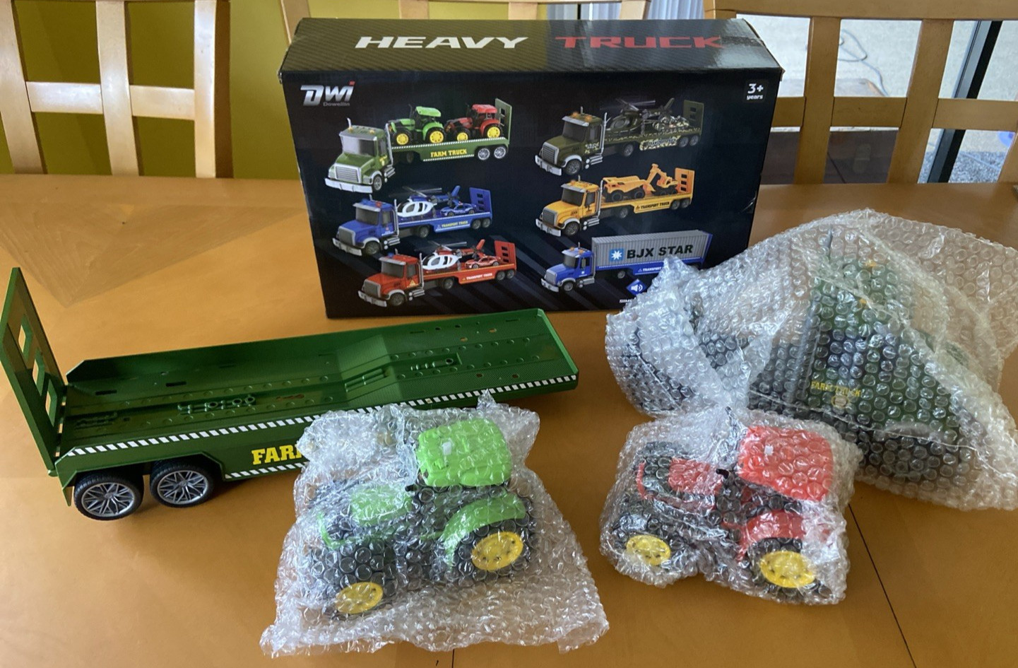 DWI Dowellin Farm Truck 8827 *NEW* Simulated Sound & Light Mechanical Operation