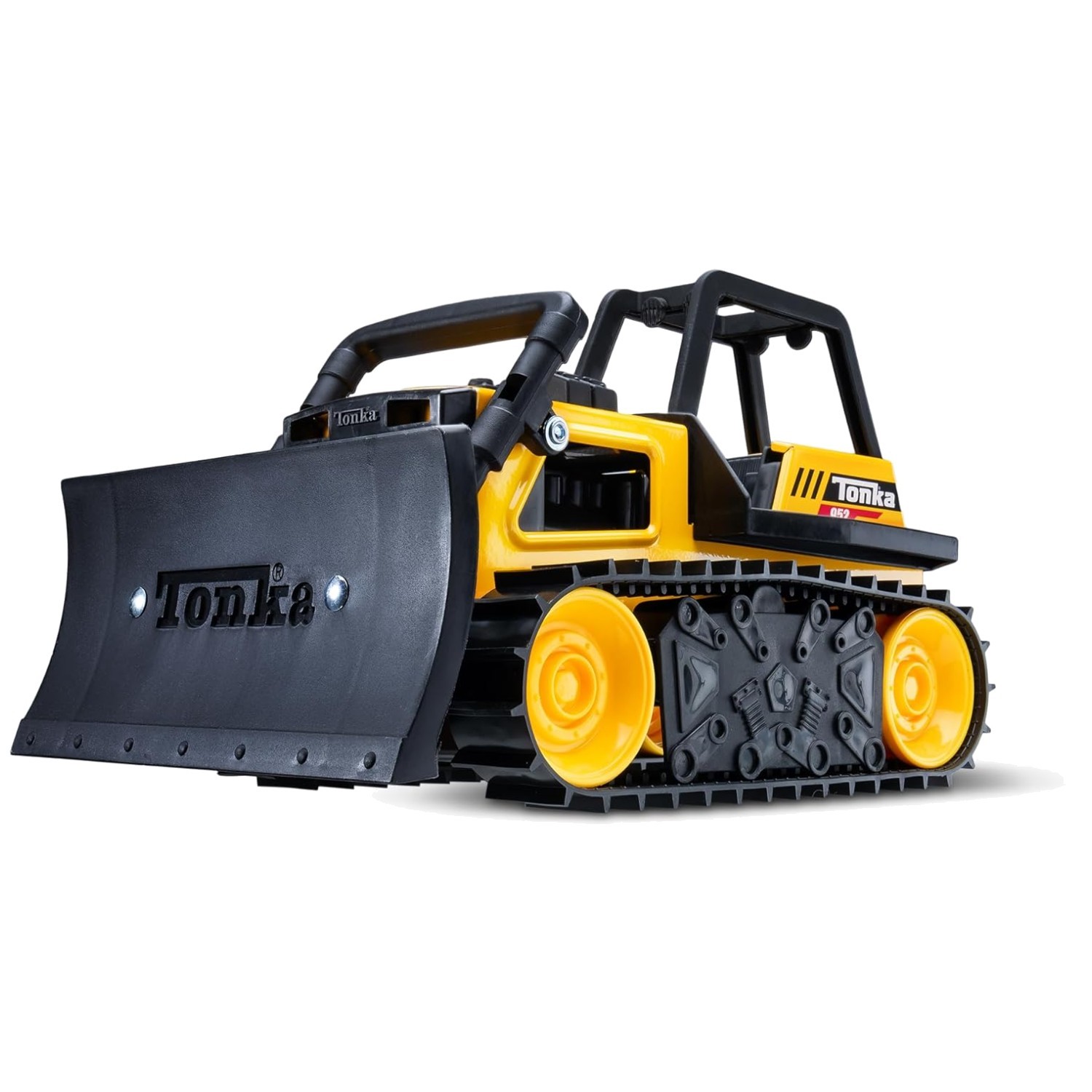 Realistic Yellow Bulldozer Toy – Sturdy Steel & Plastic for Toddlers 3 +