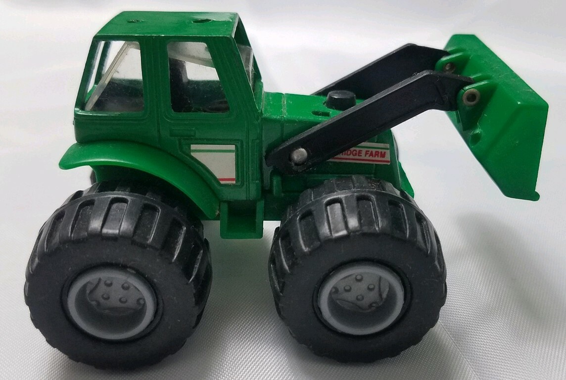 2003 Plastic Soma Mighty Wheels Blue Ridge Farm Green Tractor Toy Collect