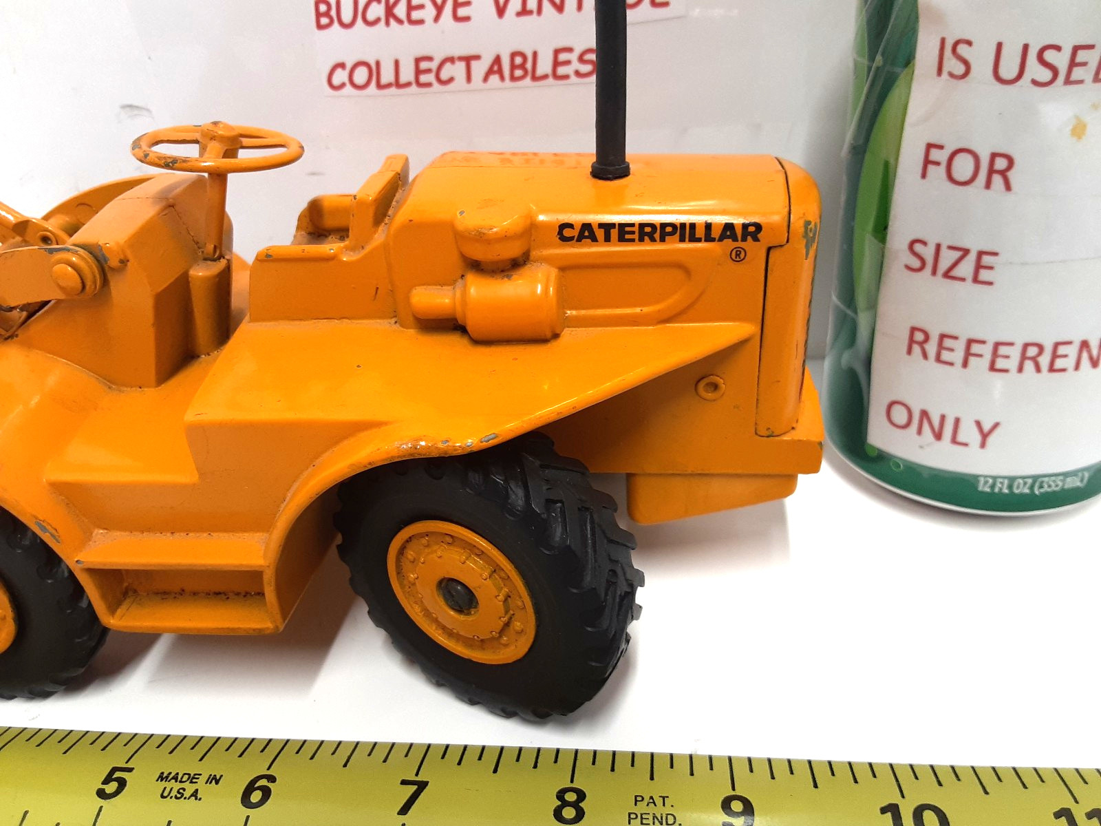 Vintage..ERTL Caterpillar 944 Traxcavator Rubber Tired Loader 1:16