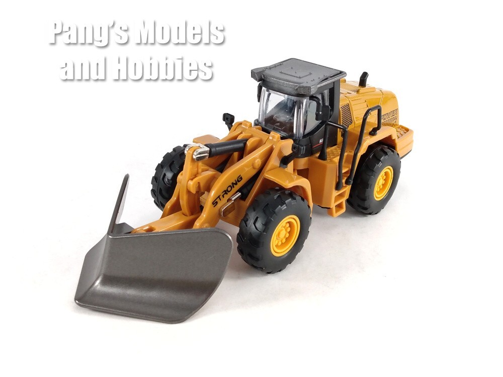 7.75 Inch Construction Wheel Loader V Spade 1/48 Scale Diecast & Plastic Model