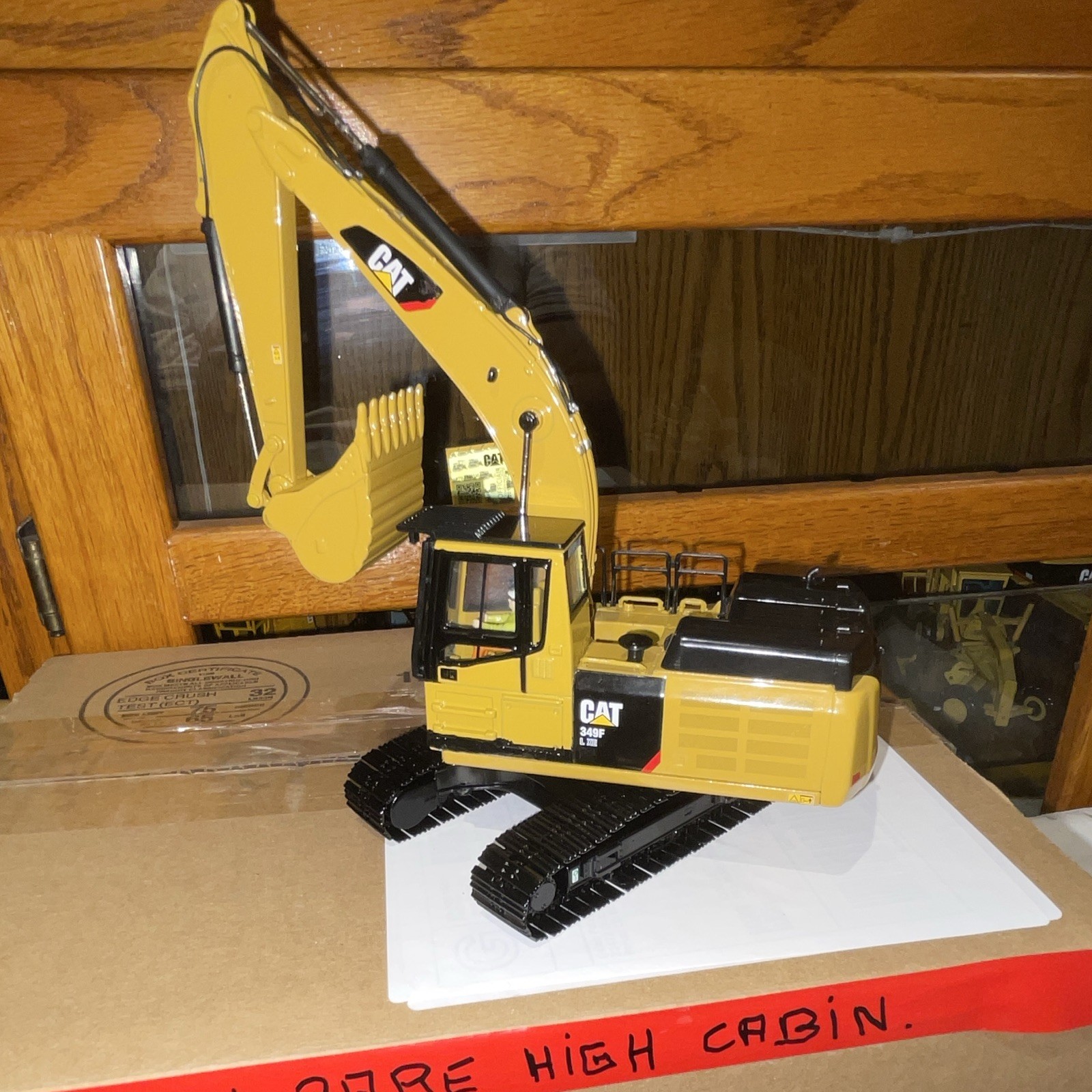 CAT 349F L Excavator Construction Equipment Diecast Model 1:50 Yellow Black