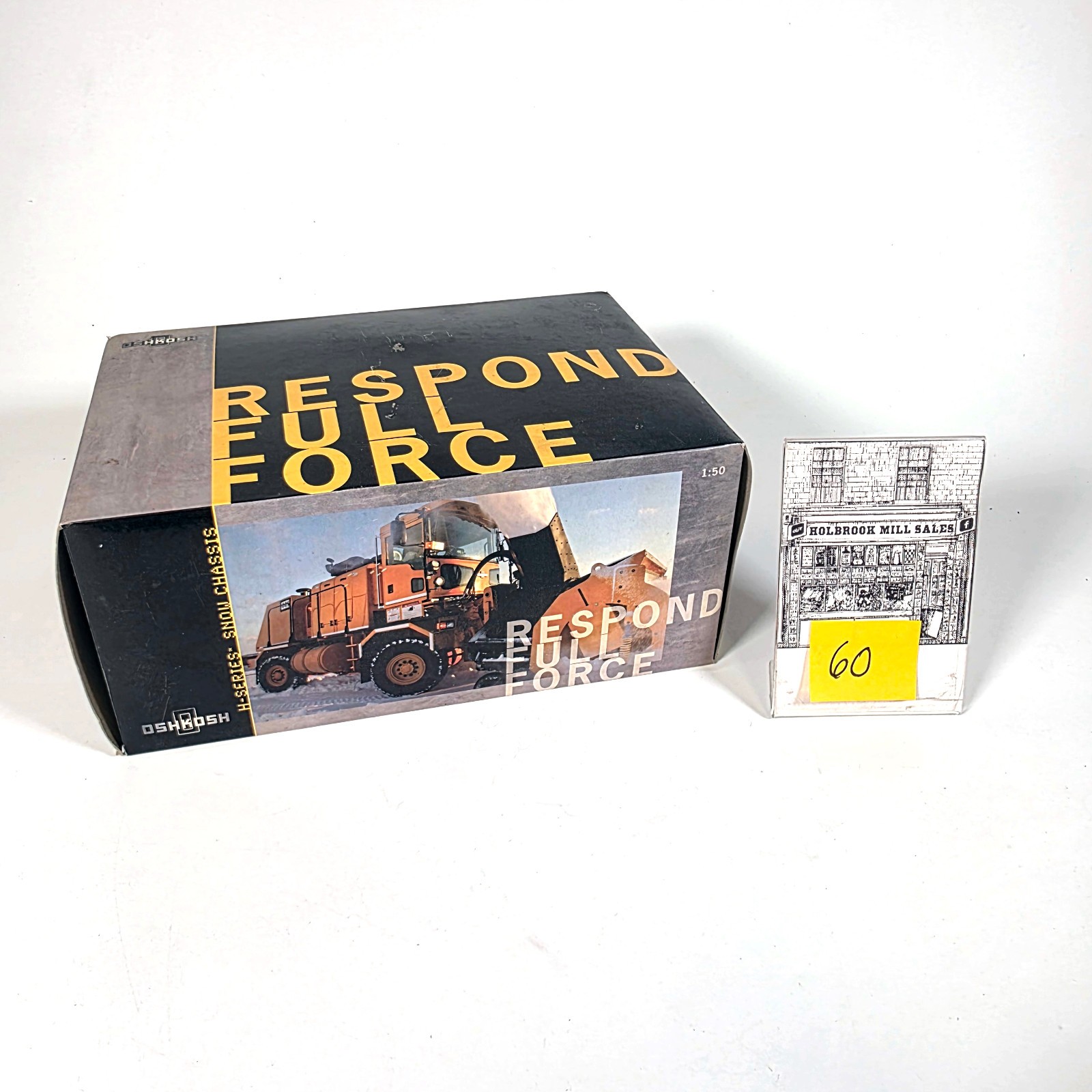 Oshkosh H-Series Snow Chassis • Orange • 2007 • TWH #072-01056 • 1:50 Scale New