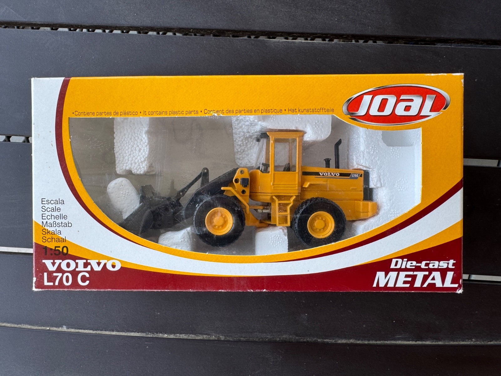 Volvo L-70C Die-Cast Wheel Loader W/Bucket Replica, JOAL 181, 1:50, Unopened NIB