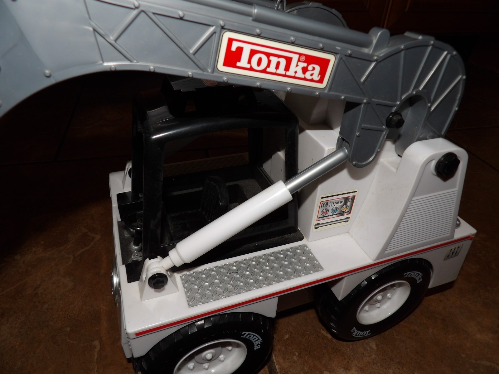 VTG 2003 TONKA Mighty Motorized Power LOADER Skid-Steer Bobcat Hands-On Controls
