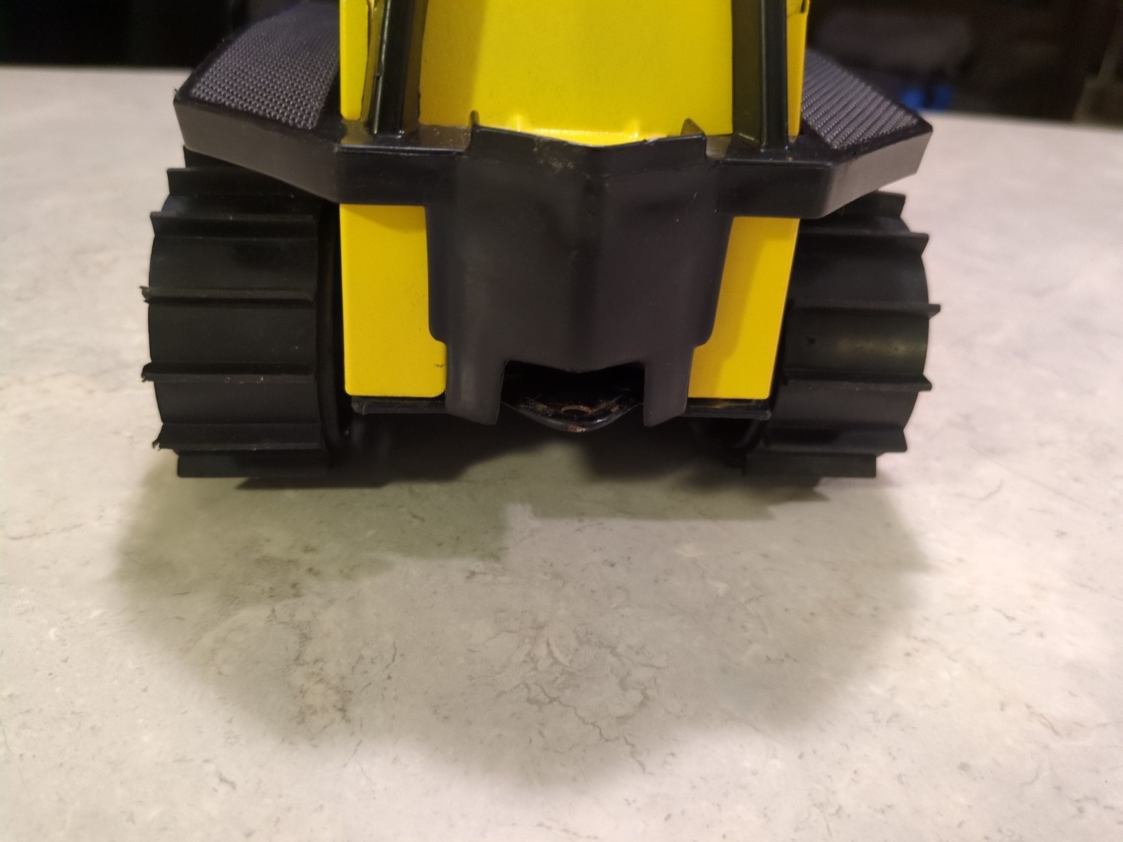 Vintage Tonka Toy Bulldozer 90s Steel Construction Vehicle Crawler Yellow Black