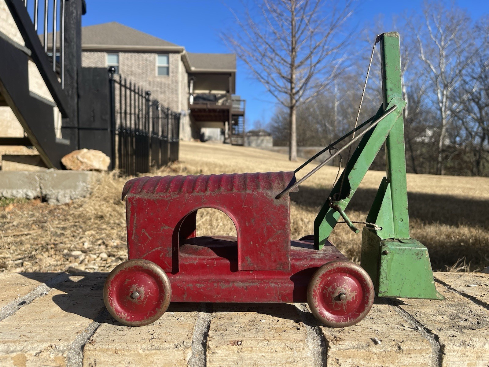 Turner Toys Pressed Steel Crane Steam Shovel